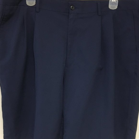 MEN's PRO TOUR GOLF SHORTs 11" INSEAM STRETCH WICKING NAVY BLUE WST: 42 - Picture 8 of 9